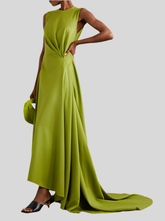 Olive Green Evening Dress