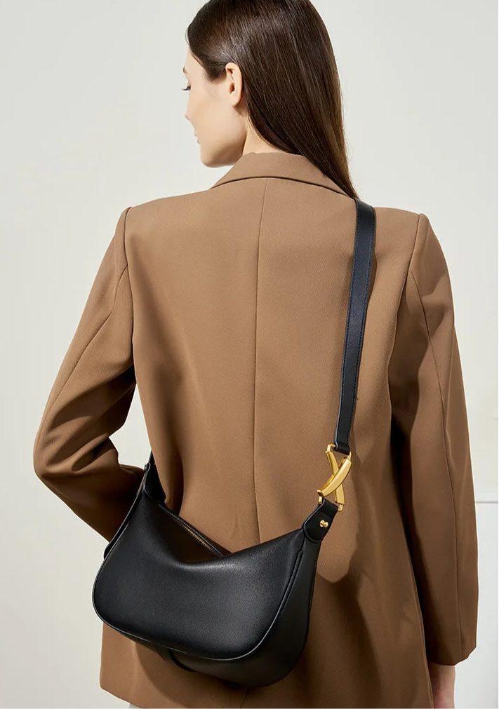 Aria Crescent Shoulder Bag