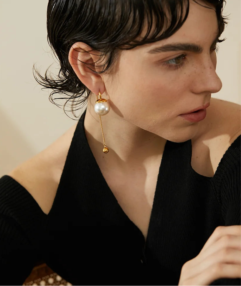 The Luxe Pearl Drop Earrings