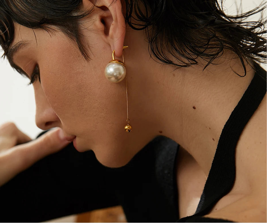 The Luxe Pearl Drop Earrings