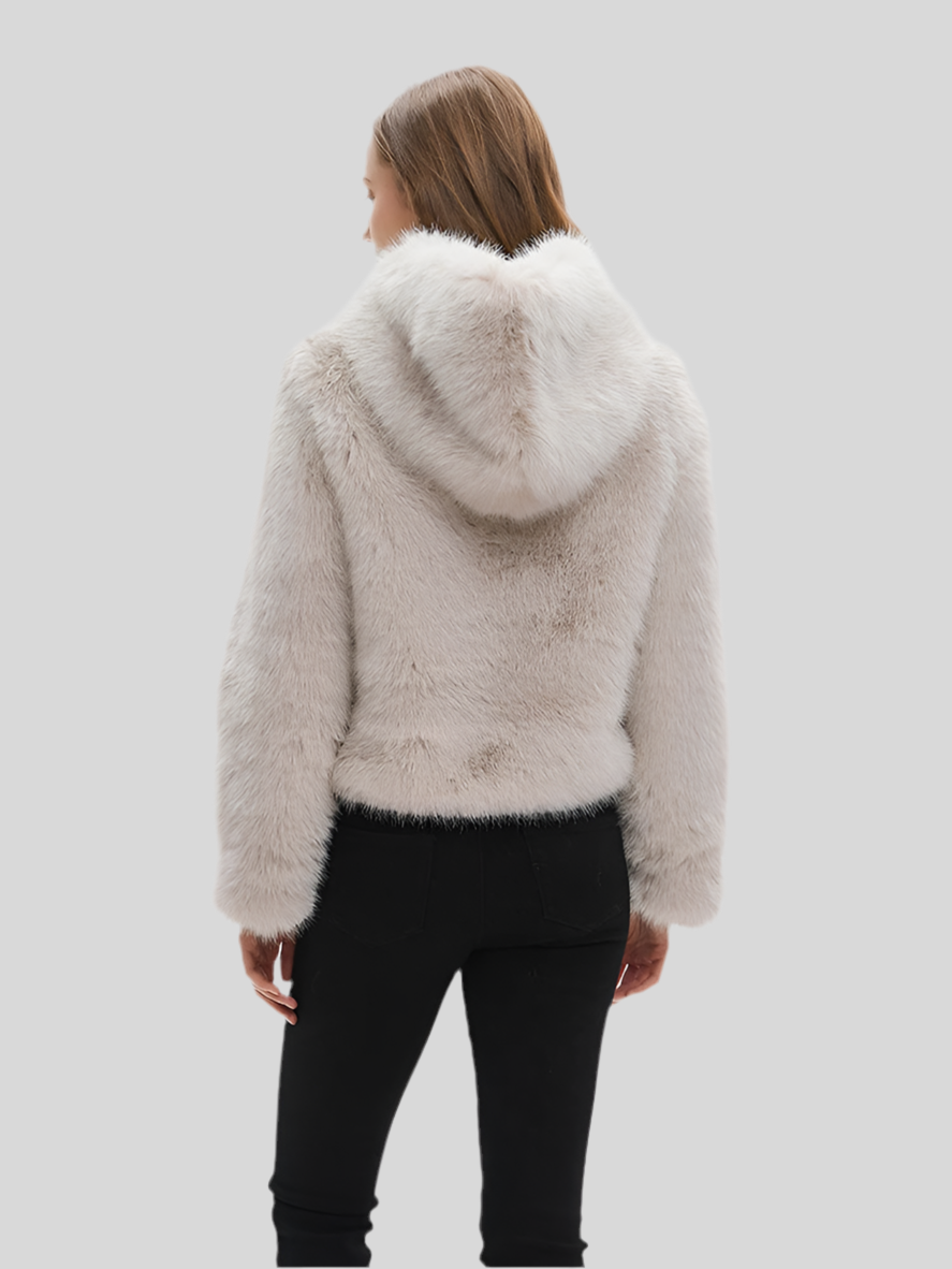 Faux Fur Hooded Jacket