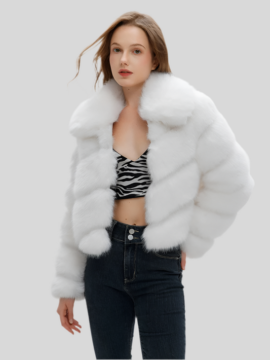 Faux Fur Bomber Jacket