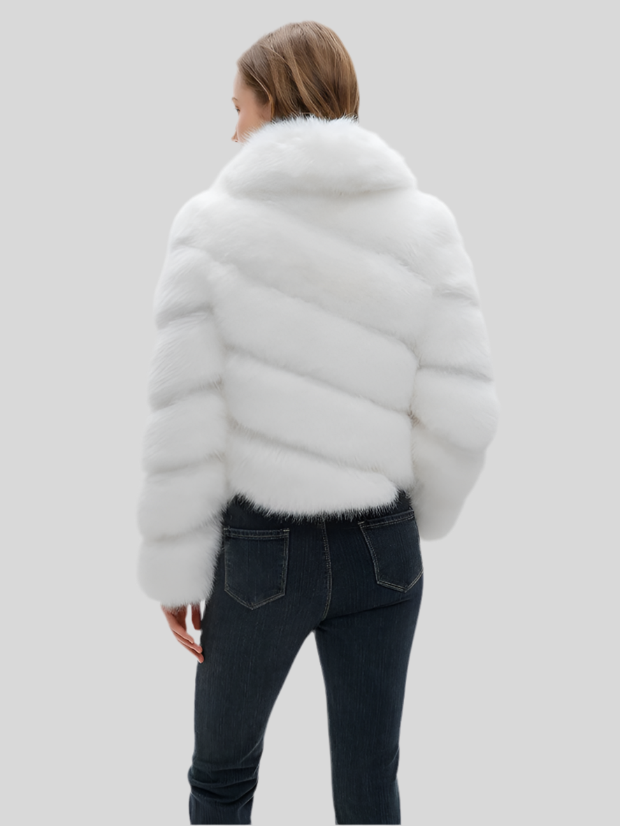 Faux Fur Bomber Jacket