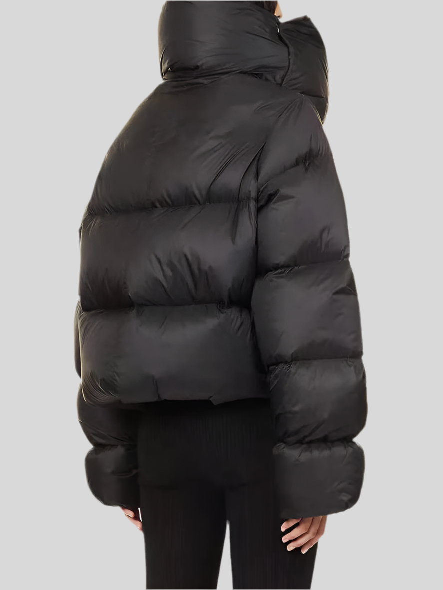 Oversized Dramatic Wrap Puffer Jacket