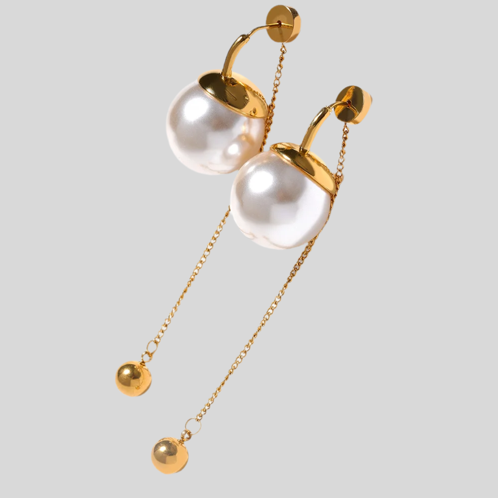 The Luxe Pearl Drop Earrings