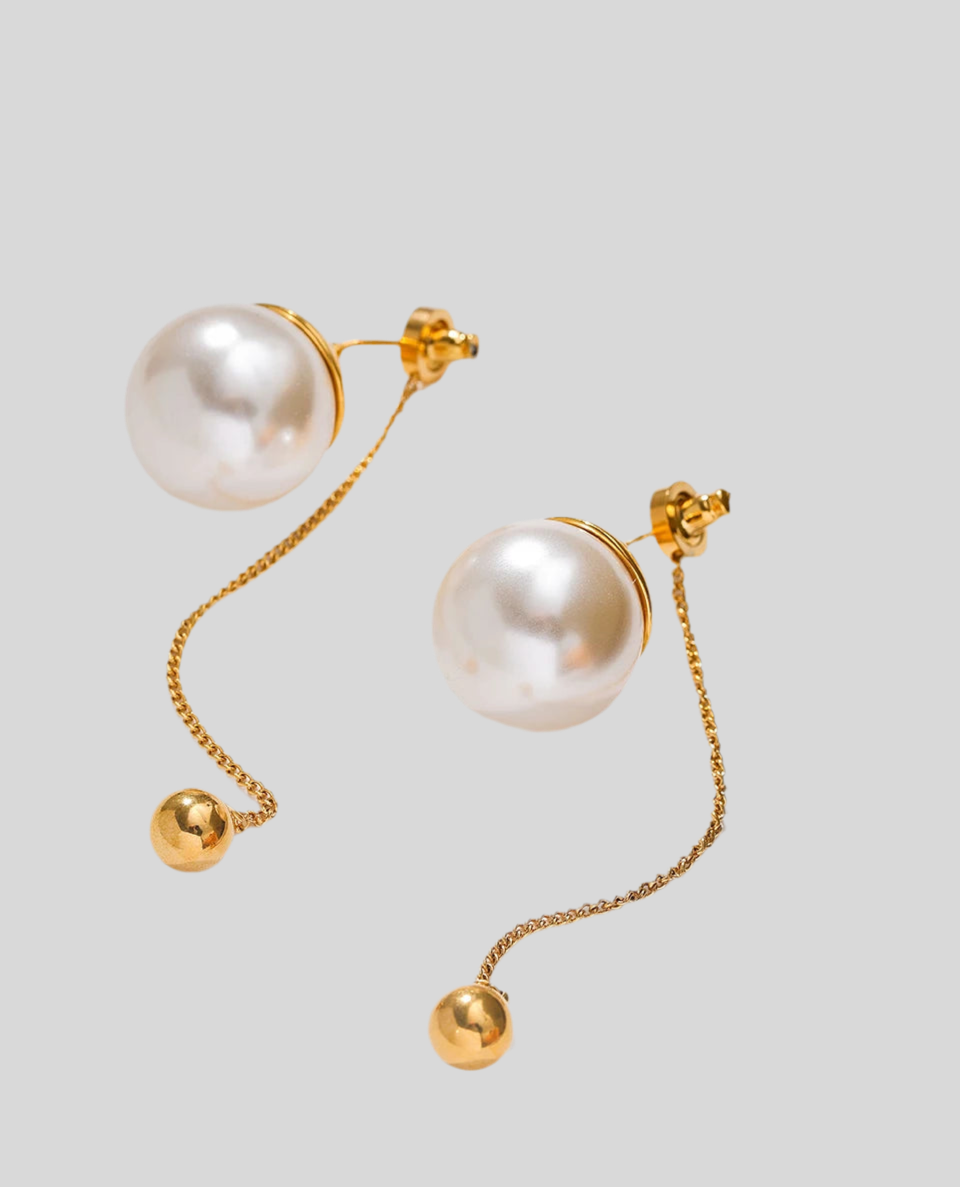 The Luxe Pearl Drop Earrings