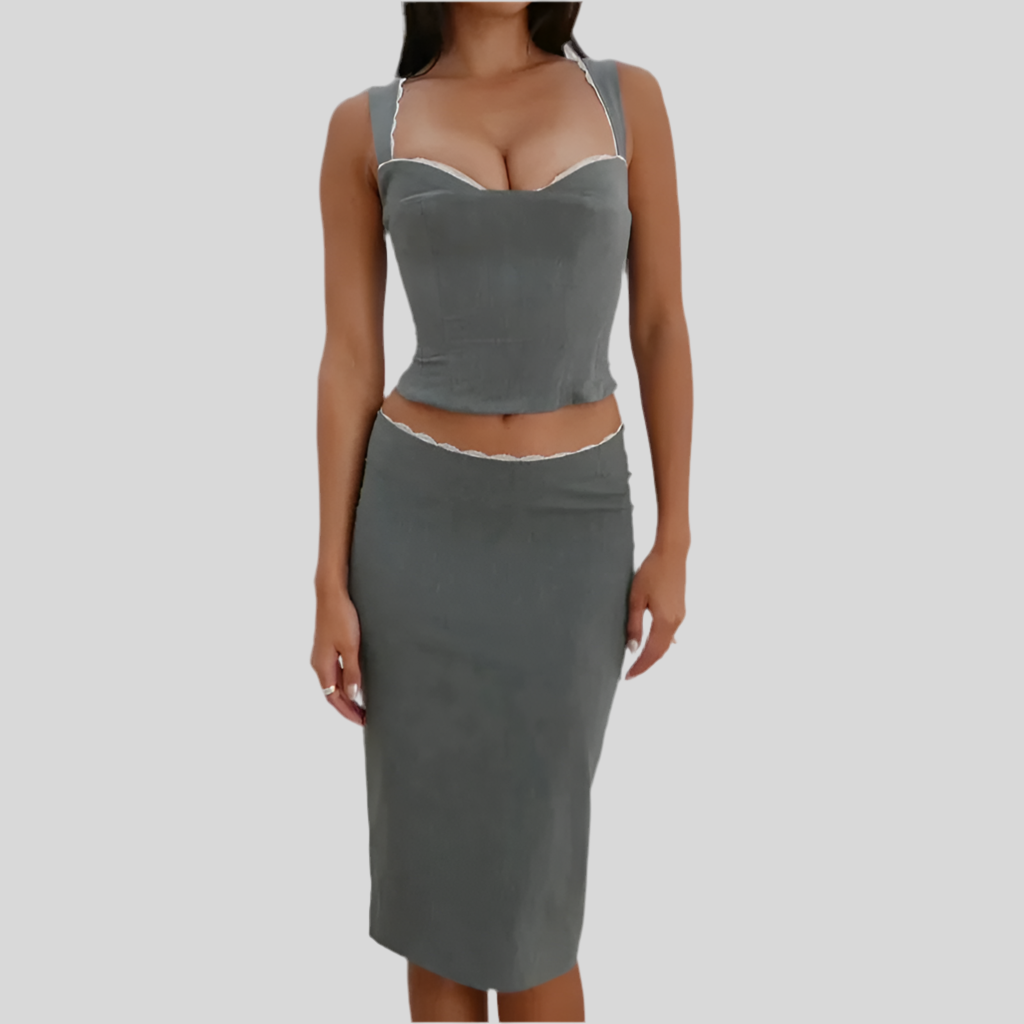 Charm Bustier & Pencil Skirt Set