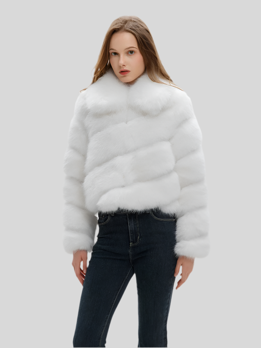 Faux Fur Bomber Jacket