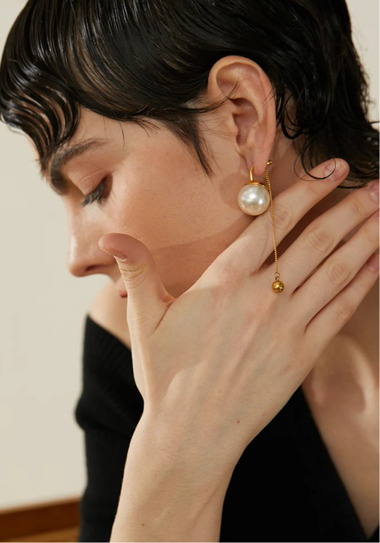 The Luxe Pearl Drop Earrings