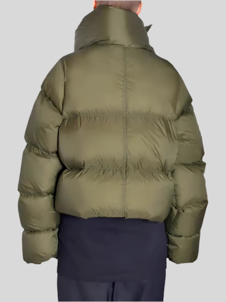 Oversized Dramatic Wrap Puffer Jacket