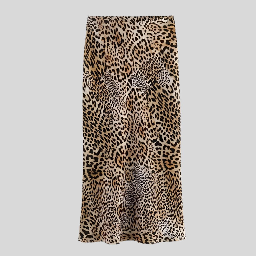 Leopard Midi Skirt