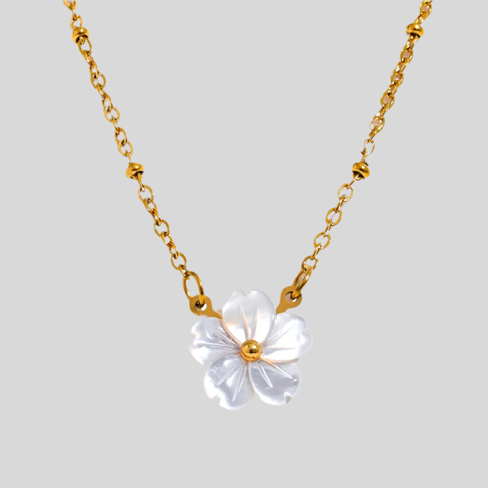 The Blossom Pearl Flower Necklace